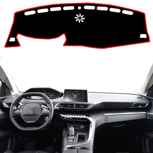 Tapis de bord pare-soleil Peugeot 3008 protection tableau de bord noir