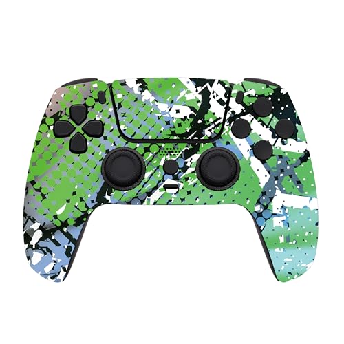 Image of Custom Controllerzz Custom Wireless Controller Compatible with PS5 - Multiple Designs Available (Swamp Fade)
