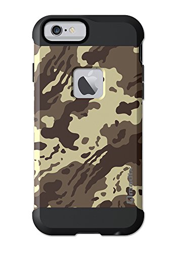 Qmadix X Series Cover For Apple Iphone 6 - Retail Packaging - Brown/Camouflage #TOP2