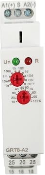 GRT8-A2 Multi-Function Auto Single Function Timer Delay Relay Control Switch 16A AC/DC12-240V