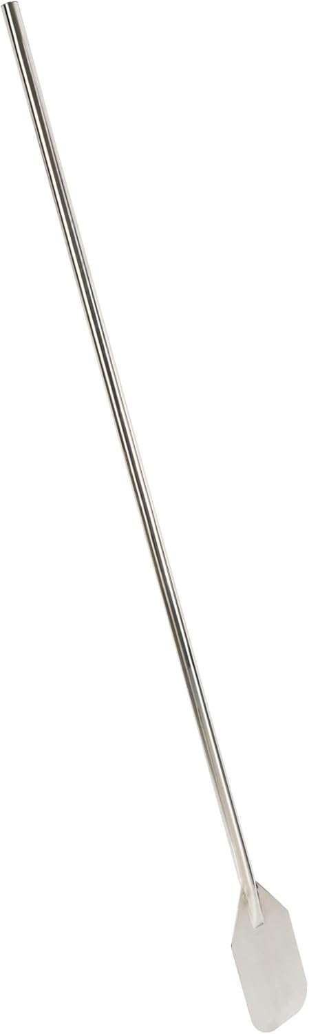Restaurantware 60 Inch Stainless Steel Mixing Paddle - 24 Count - Met Lux Stir Paddle, One-Piece Stainless Steel, Long Design - Dishwashable Cooking Tool For Mixing and Stirring Batters, Soups, Stews