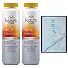 Bundle leisure time spa up ph increaser for hot tub easy to use spa ph increaser ph up for swimming pools fast dissolving granular pool ph increase product bonus cleaning towel 2pack  urban country home decor