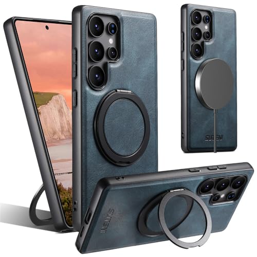 Housse Samsung Galaxy S23 Plus bleu motif cire d'huile pour vos déplacements