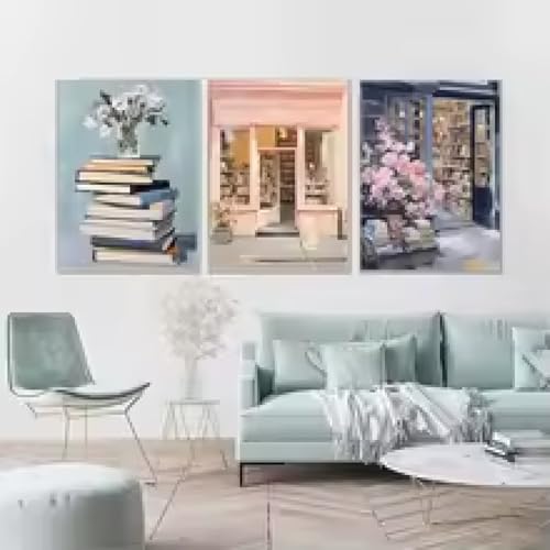 Affiche et impressions sur toile livre déco vintage mur vide résolu chambre 50x70