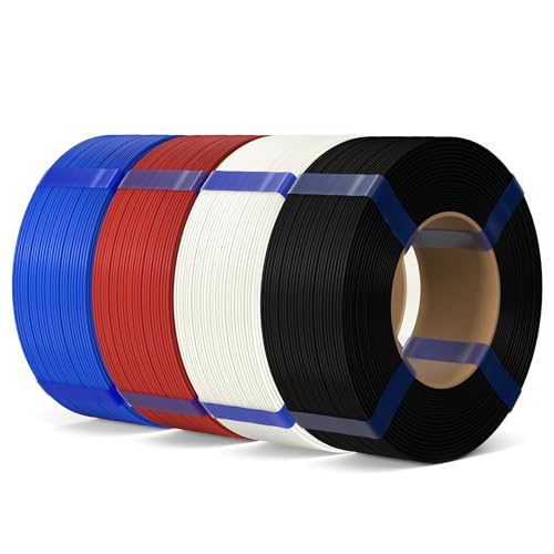 ELEGOO PLA Basic Refill Filament 1.75mm Bundle 4KG, 3D Printer...