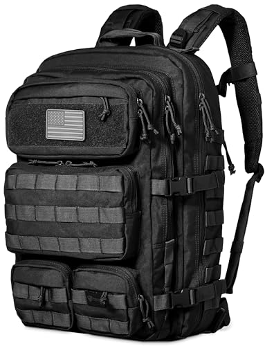 Falko Tactical Backpack for Men and Women, 50L Backpack...