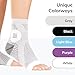 BraceAbility Neuropathy Socks (Pair) - Peripheral Neuritis Compression Diabetic Toeless Foot Sleeves for Nerve Damage Pain in Feet, Ankle Gout, Plantar Fasciitis Relief Brace for Men and Women (L - Gray)