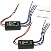 Brake Light Flash Strobe Controller Flasher Module Auto Car LED Flash Module for Motorcycles Cars Trucks Brake Lights Tail Stop Lights GS-100C 12-24V (Pack of 2)