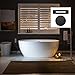 WOODBRIDGE BTA1518-ORB-Drain &O Bathtub, 59 Inch, Oil Rubbed Bronze