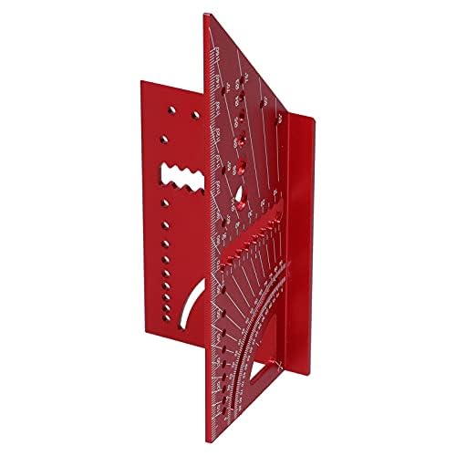 Métrique Équerre Menuisier 3D, Angle Règle Alliage d'Aluminium 30 45 60 90 Degrés d'Onglet Métrique Équerre Menuisier 3D, Angle Règle Alliage d'Aluminium 30 45 60 90 Degrés d'Onglet