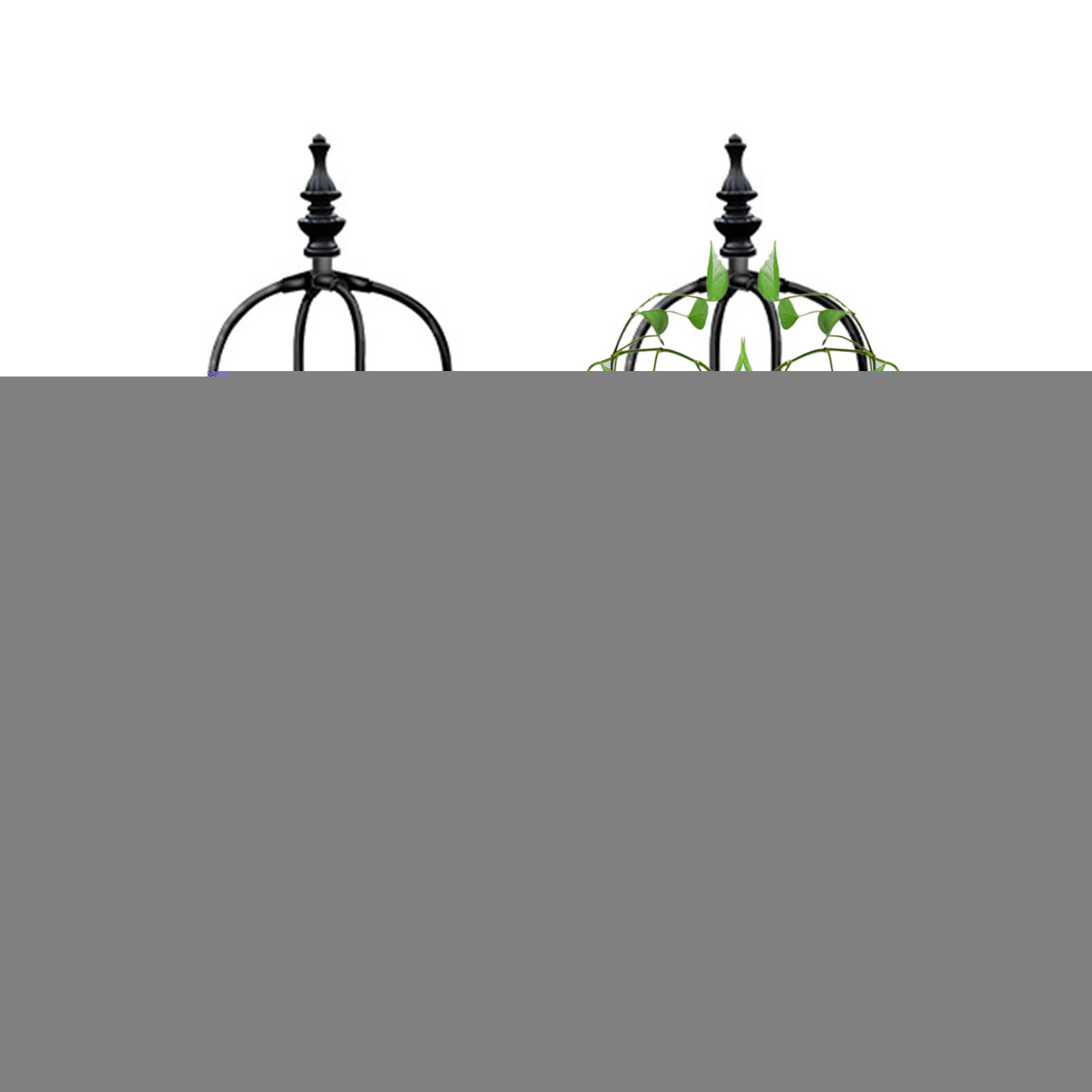 Garden Trellis - Tower Obelisk Garden Trellis | Garden Trellis for Climbing Plants - Tall Plant Support for Climbing Vines and Flower Stands (90 cm.)