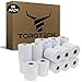 TOROTECH Rotoli di Carta Termica 57x35x12mm - 18 rotoli - Registratore Di Cassa - Per Lettore di Carta di Credito PDQ - Ecologici senza BPA - Bobine Terminali Schede di credito - Rotoli Stampanti (18)