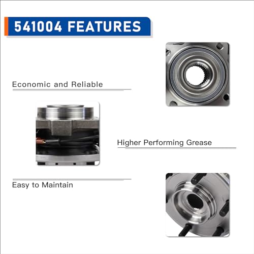 PAROD Pair 541004 Rear Wheel Hub & Bearing Assembly Compatible with 2005-2012 Nissan Armada, 2004 Pathfinder, 2004 Pathfinder Armada, 2004-2010 Infiniti QX56 w/ABS by PAROD - Used condition - Image 5