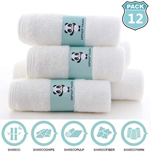 Premium 15 Piece Baby Gift Box Set - Bamboo Baby Bath Towels, Washcloths, Bandana Bibs (Neutral Design) - Baby Registry Search Essentials for Boys and Girls - Thumbnail 3