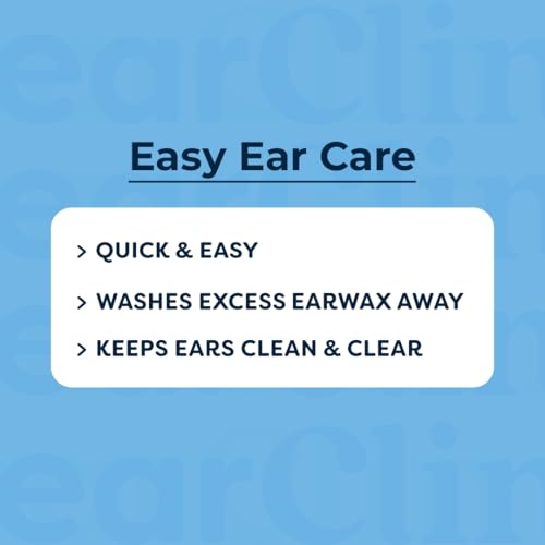 Image of Earshower Ear Wax Cleaner for Adults | Gentle Ear Cleaning Wash System with Soap Solution | Safe Earwax Removal Tool for Home Use | Reusable Ear Cleaner for Ear Hygiene & Wax Buildup Removal