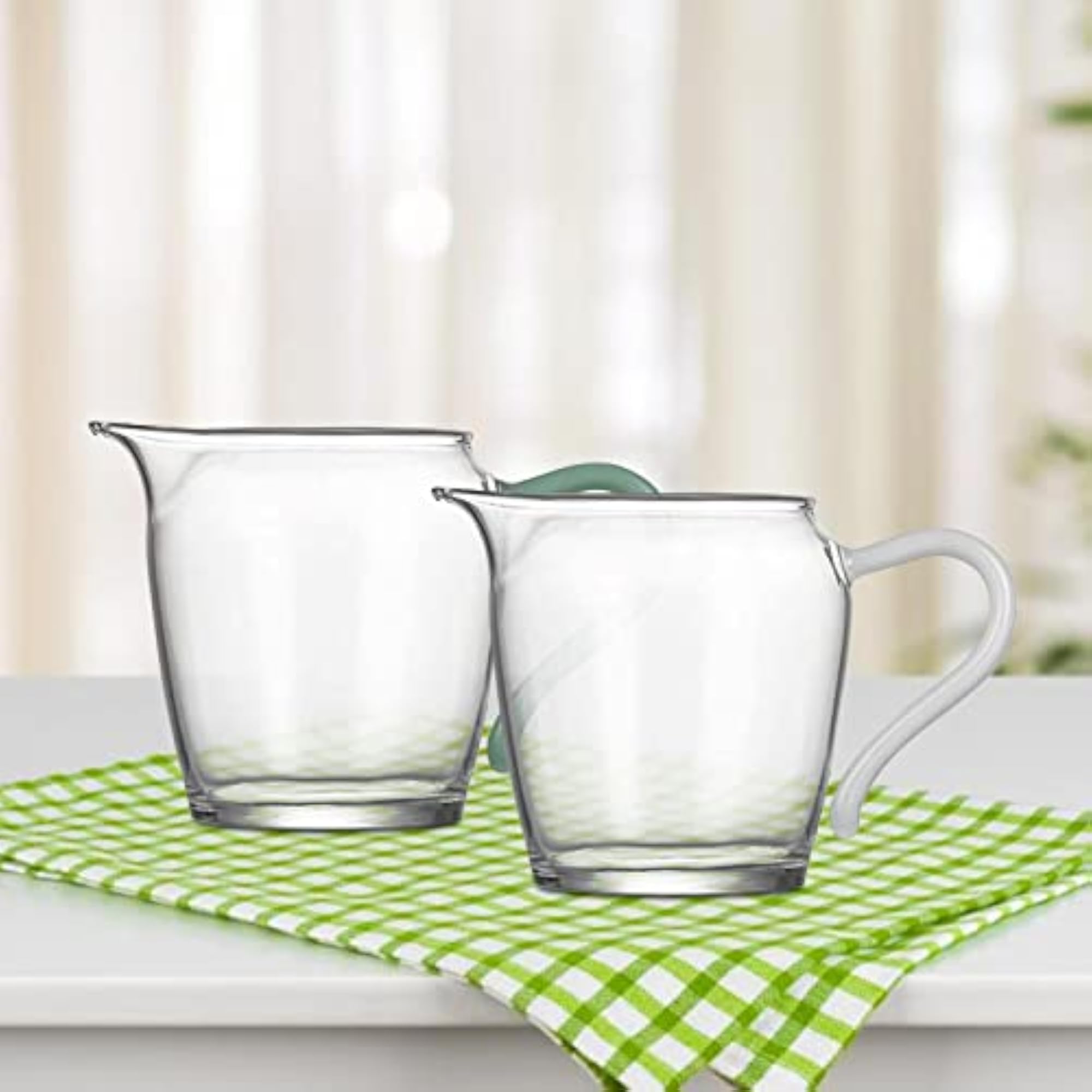 Glass Mug Ergonomic Handle Transparent For Blooming And Loose Tea Leaf Clear