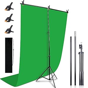 Kmhesvi Green Screen Backdrop with Stand &#82...
