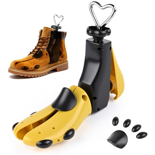 Vankarr Hormas Para Zapatos Hombre Mujer, Plástico Ensanchador de Zapatos,ajustables Hormas Para Zapatos,para Botas, Zapatillas de Deporte, Zapatillas de Senderismo 41-47(Paquete de 1)