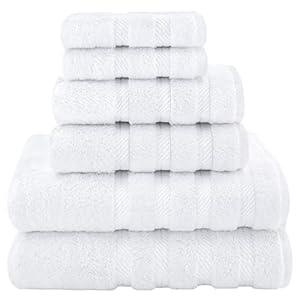 American Soft Linen Luxury 6 Piece Towel Set, 2 Ba...