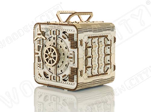WOODEN.CITY Drewniane puzzle 3D Sejf [PUZZLE]