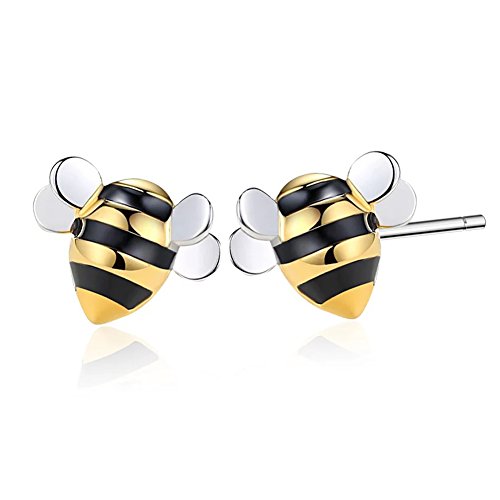 Boucles d'oreilles et collier ras du cou petite abeille pour sublimer vos tenues d'été