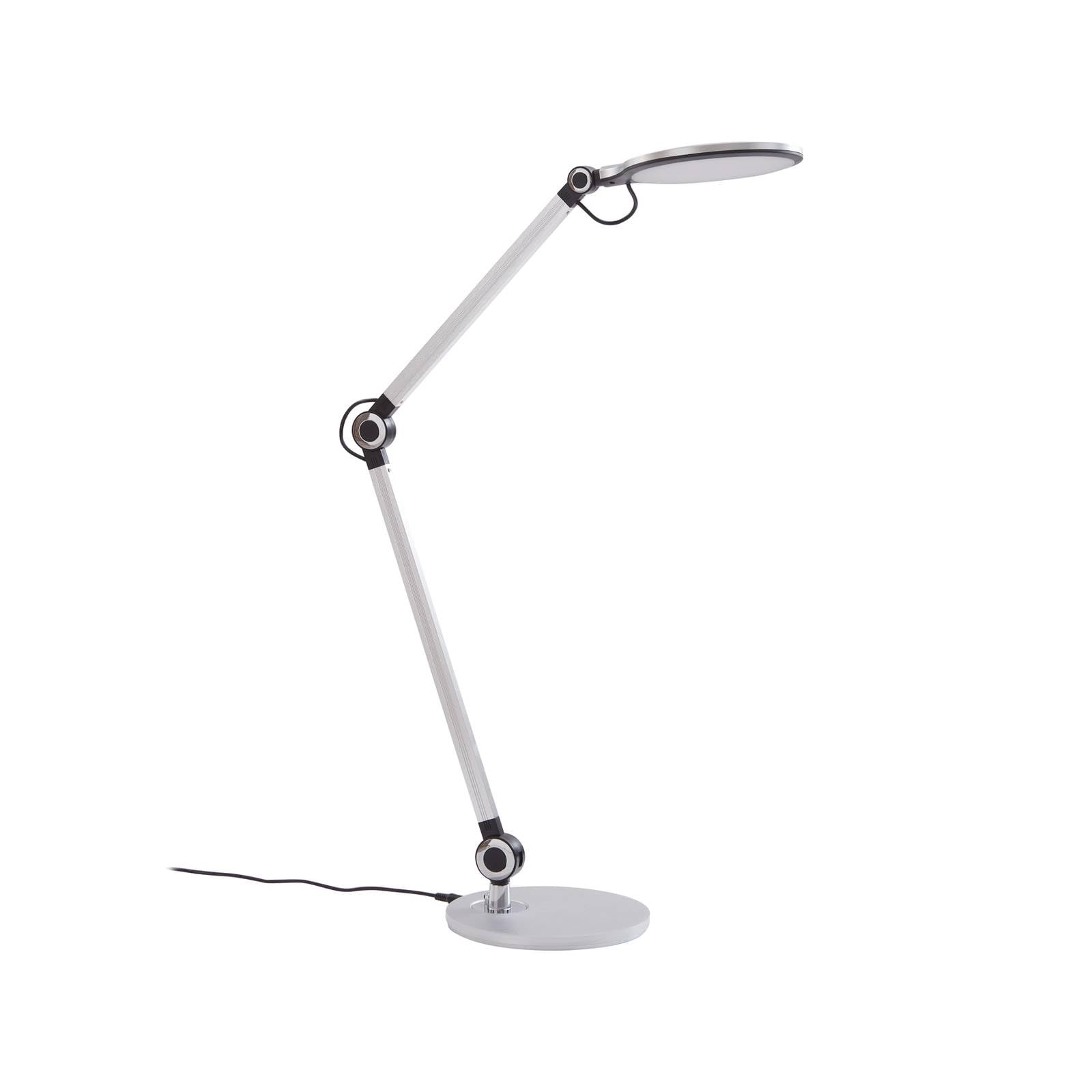 Lindby Lampada da tavolo LED dimmerabile (Moderno) colore Grigio, ad es. Studio & Ufficio lampadina inclusa lampada scrivania a