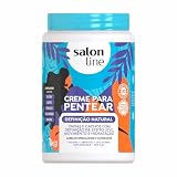 Salon Line, Creme de Pentear, Definição Natural, Vegano - Para Cabelos Ondulados e Cacheados, 1kg