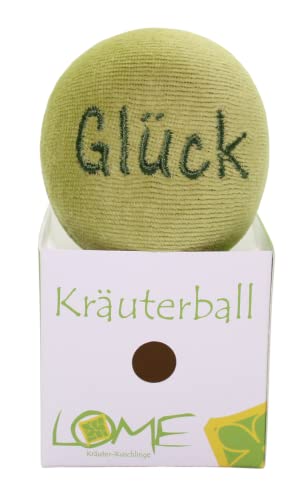 Lome Kräuterball - Knetball mit Bio Lavendel - Handtrainer Antistressball - Duft Anti Stress Bälle - Knautschball Kinder und Erwachsene - Motorikball (Glück)