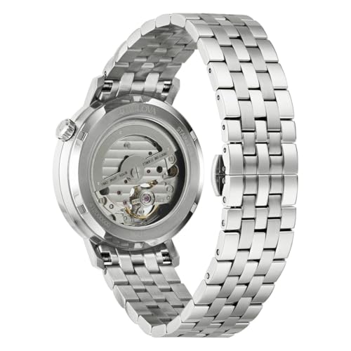 Bulova Orologio Uomo Automatico Cinturino Acciaio Ref. 96A319 - 4
