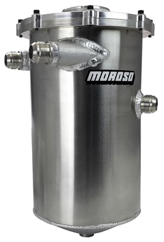 Moroso 22608 8 Diameter Dry Sump Oil Tank 2 Piece Split Top 16 Tall Mountain ...