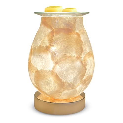 Lámpara Calentadora Velas, Calentador eléctrico de fusión de cera con quemador de cera, calentador de velas perfumadas con fragancia for el hogar, oficina, dormitorio, decoración, regalos románticos p