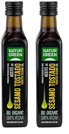 NATURGREEN Aceite De Sesamo Tostado Bio 250 Ml (Paquete de 2)