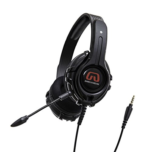 GamesterGear PC PS4 Xbox One Stereo Over-Ear Gaming Headset, Online Chat, Headphone with Detachable Micophone - iPad Mobile Tablet Mac