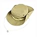 Men-Women Fishing-Hat - UV Sun Protection Hat Wide Brim Safari Cap Bucket Boonie Hat for Outdoor Hiking Camping Hunting Khaki