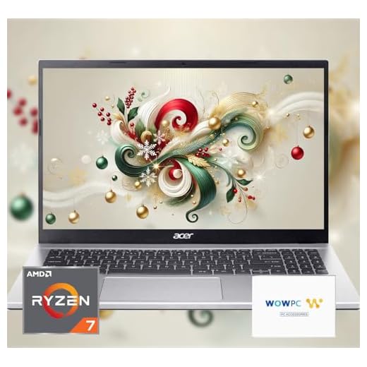 acer Aspire Premium Laptop | AMD Ryzen 7 5700U (Beats i7-1250U) CPU | 32GB RAM | 1TB SSD | 15.6" FHD Display | Fast Wi-Fi 6 | Sleek Design | Ethernet Port | AI Noise Removal | Windows 11 | WOWPC