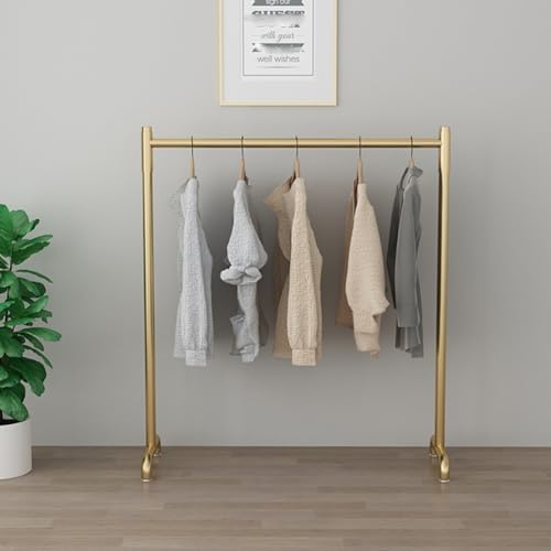 Kleiderständer aus Metall, platzsparender Kleider-Organizer zum Aufhängen für Schlafzimmer und Waschküche, stabiles Design, 100 x 42 x 150 cm, stilvolles Schwarz
