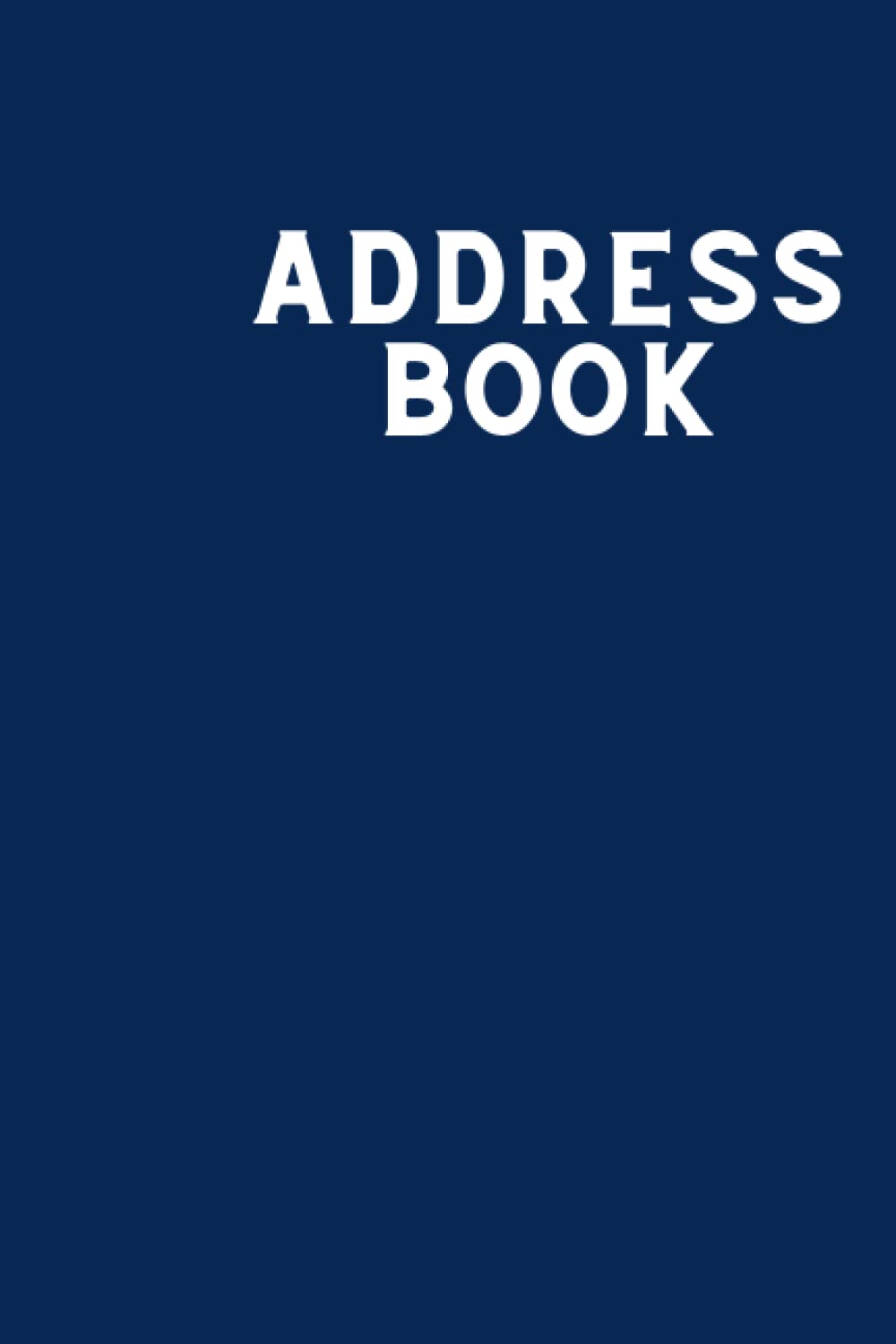 ADDRESS BOOK: Organize your addresses in one place with an alphabetical tab system. With alphabetical tabs to easily find your contacts. Easy to read ... contacts with this convenient sized Logbook.