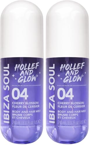Image of Holler Ibiza Soul Cherry Blossom Body And Hair Mist, 8.11 Fl Oz (Pack of 2)
