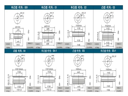 Módulo de tiristor Y60KKE KK1500A de 2500V diseñado para alta resistencia 4