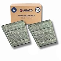 ABAZO - Set Keile für Äxte, Griff und Hämmer 2st, Holzkeile klein, Spaltkeil Holzspalter Spalhammer Spalheit fur Holz Garten - Keil nr5# 2 Stück