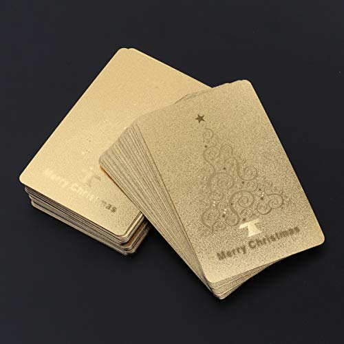 Tomaibaby Kartenspielen Vergoldete Spielkarten Plattierter Schürhaken Poker-Spielkarten Goldene Liebhaber Rosen – Bild 6