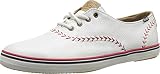 Keds Women's Champion Pennant Baseball Fashion Sneaker,White Leather,5 M US US