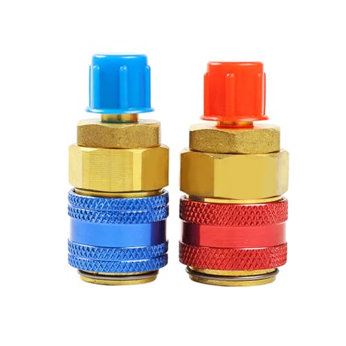 Adaptadores R134a para AC con conector SAE macho de 1/4"