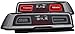 ANZO USA 321321 Chrome LED Tail Light Set-Smoke Lens