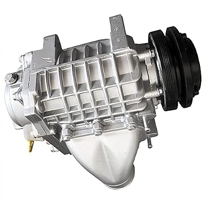Supercharger SC14 Cherokee Roots Aluminum Compressor Blower Booster Turbine Universal For Car SUVs Engine Modification Silver