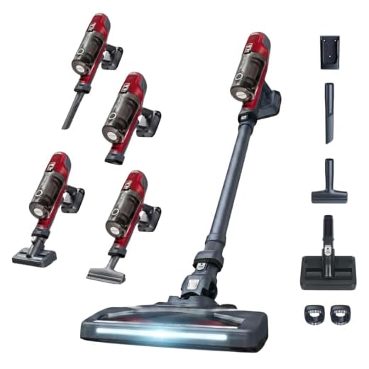 Rowenta XPert 6.60 Animal - Aspiradora escoba sin cable para pelo de animales, control velocidades, modo Eco, gatillo función boost, autonomía hasta 45 min, batería extraíble, diseño ligero,RH6878