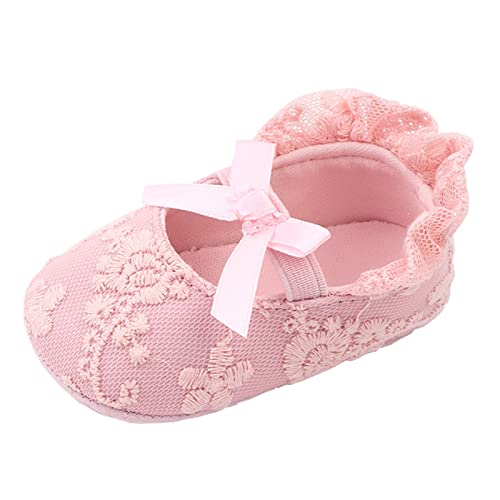 Calçado infantil infantil infantil vestido laço princesa sapatos flor bordado renda infantil meninos