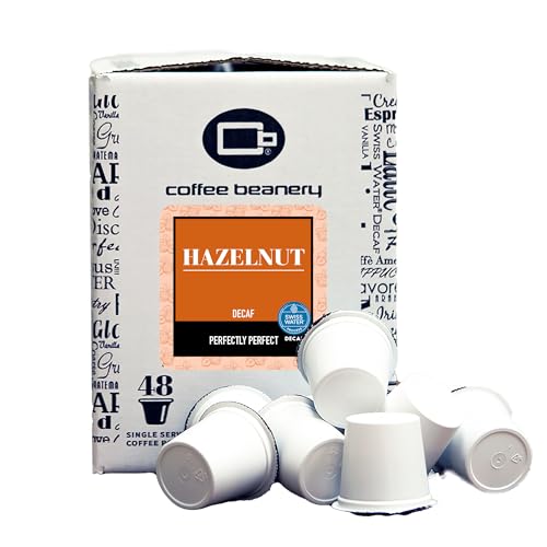 Coffee Beanery Hazelnut Decaf Coffee Pods