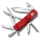 Victorinox Evolution 14, 14 funzioni (anello portachiavi, pinzette, spelafili), rosso