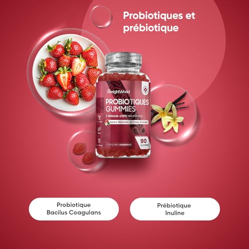 Gummies Multivitamines 120 Gommes et Probiotiques 2 Milliards d'UFC Complément Alimentaire - 5